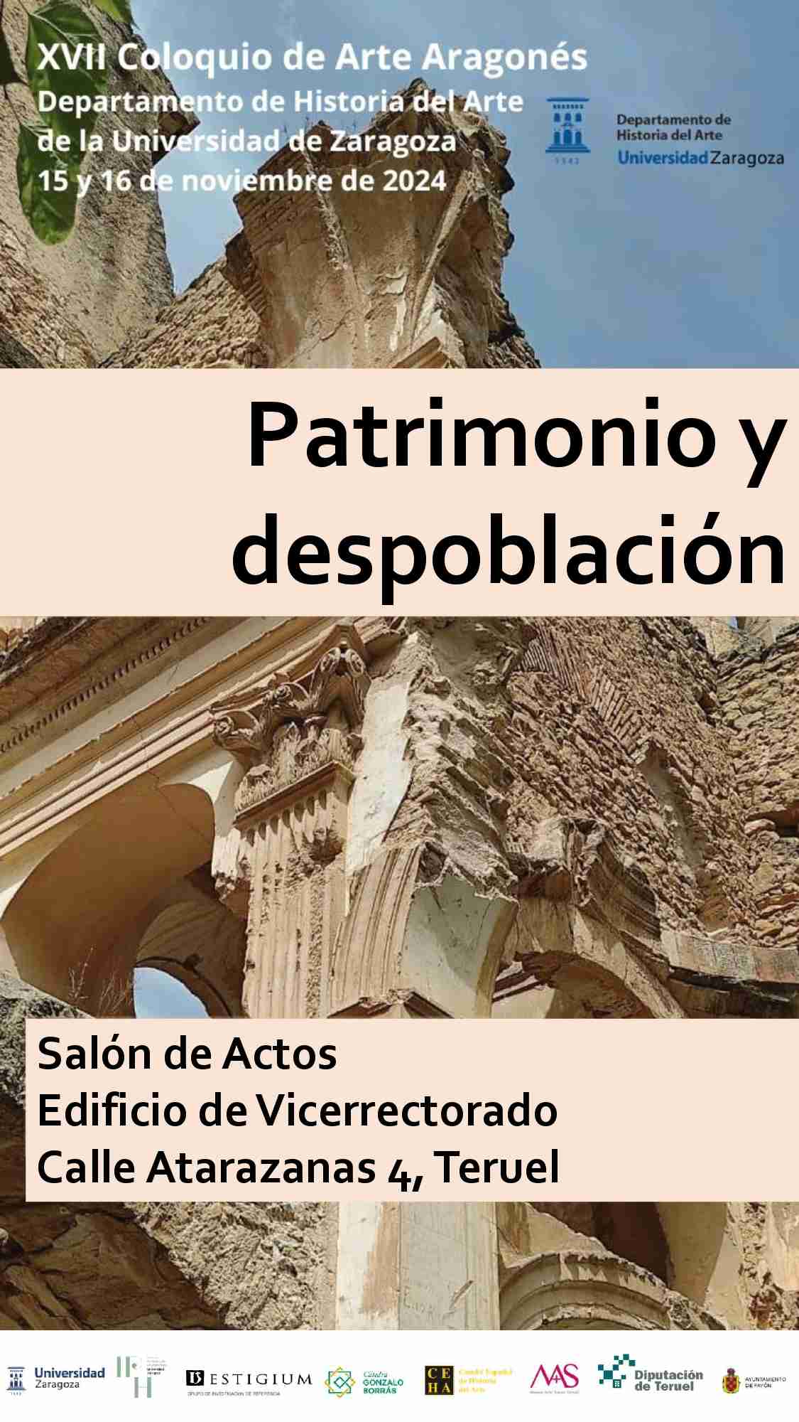 Cartel Coloquio de Arte Aragonés - _page-0001